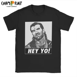 Rip Razor Ramon Hey Yo Men's T Shirt Wrestling Legend Humorous Tee Shirt Short Sleeve Round Collar T-Shirt Cotton Clothing