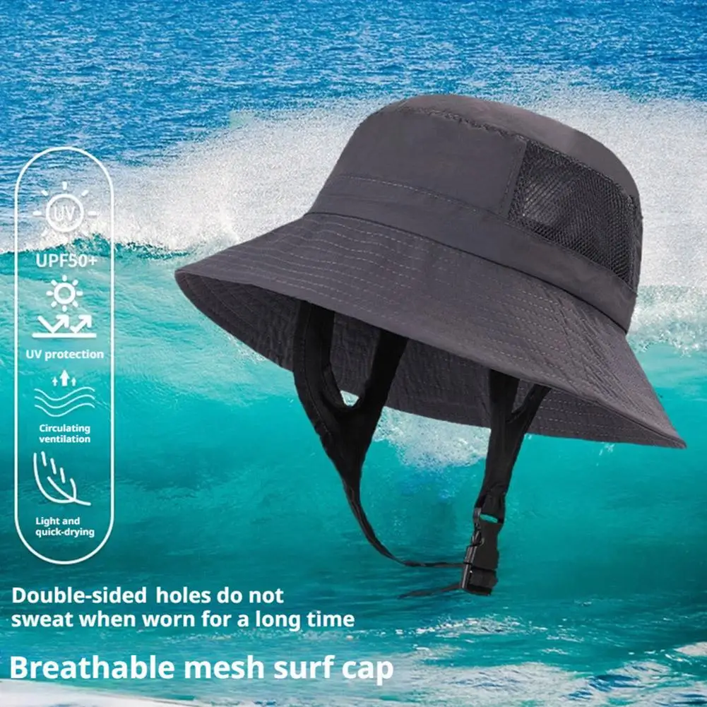 Verão masculino feminino balde chapéu ao ar livre proteção uv aba larga panamá caminhadas bonés chapéus de pescador com alça de capacete
