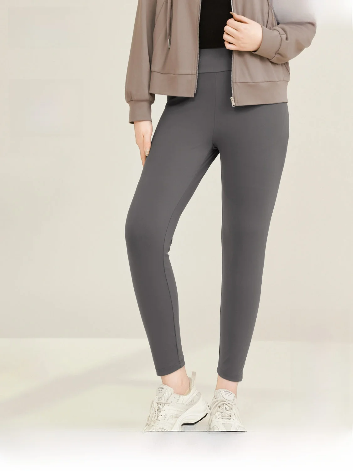 

Slimming High Elastici ark Skin Pants Mse plus Size Women's Sport Yoga Trousers Spring Season Bot Wear Fitn Yoga