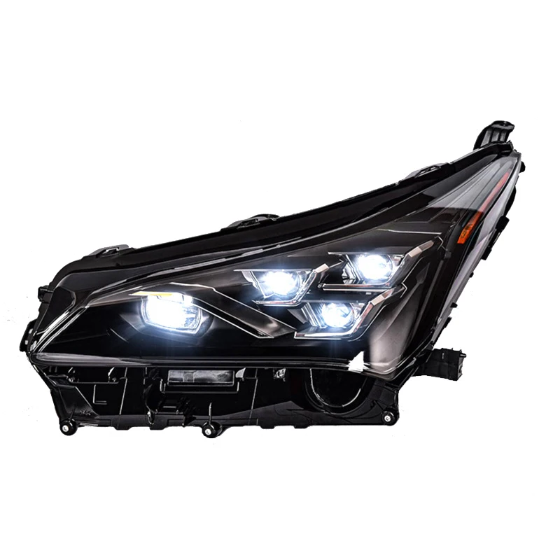 Headlights For Lexus NX 2015-2021 LED Assembly SUV Upgrade Front Lamps 4 Eyes Matrix-Style Turn Signal Light Auto Accessories view 2