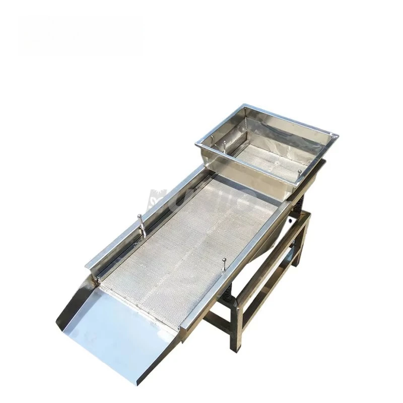 Hot selling：High Performance Stainless Steel Large Small Granule Powder Vibrating Sieve Linear Screen Rice Grading