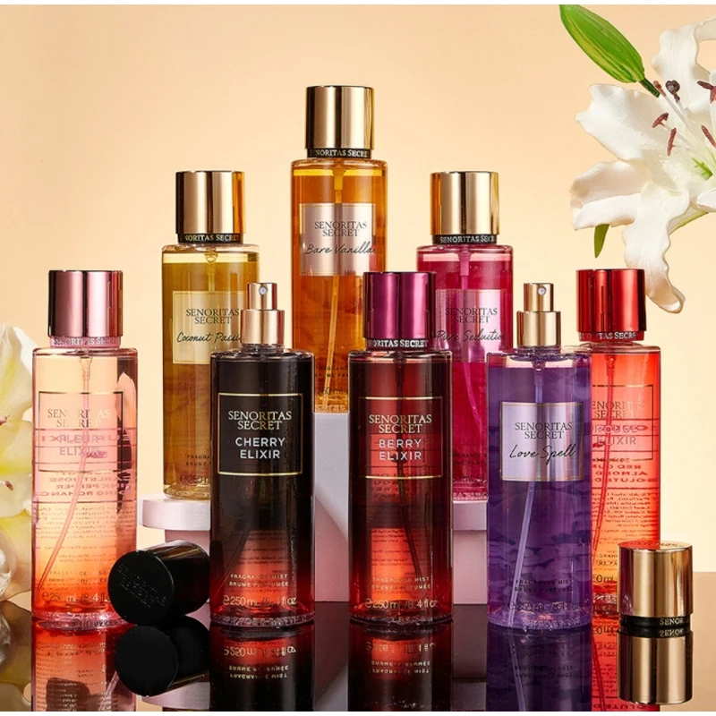 عطر العلامة التجارية الأصلية شعبية فيكتوريا جوز الهند الأزهار الطازجة العطر الطبيعي رذاذ لا يقاوم مغر تاريخ العطور السرية