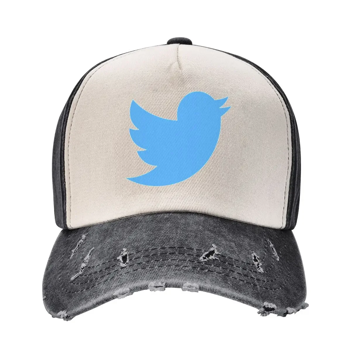 

Twitter Logo Icon Gift for Twitter fan Baseball Cap Icon Sunhat beach hat Luxury Woman Men's