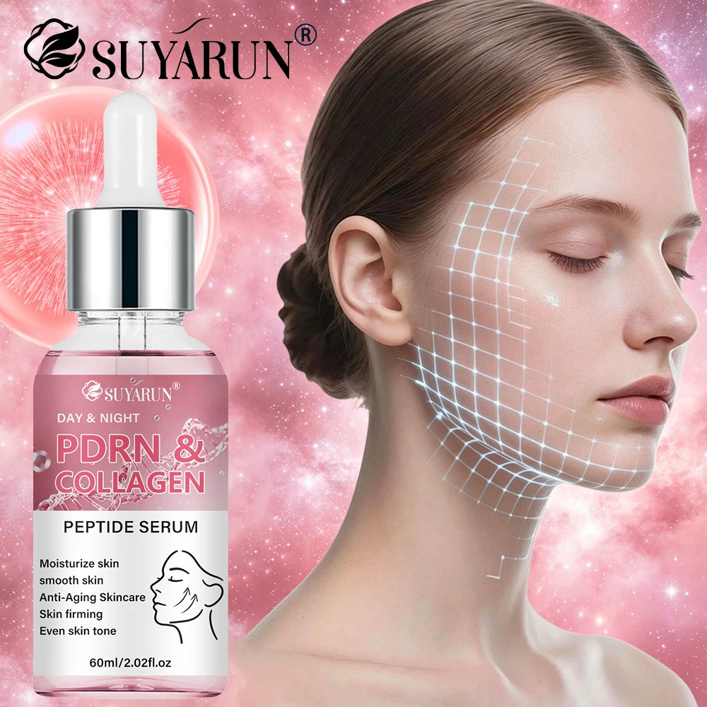 SUYARUN Collagen Pink Serum – Advanced Anti-Aging & Deep Hydrating Moisture Treatment, Suitable for All Skin Types.