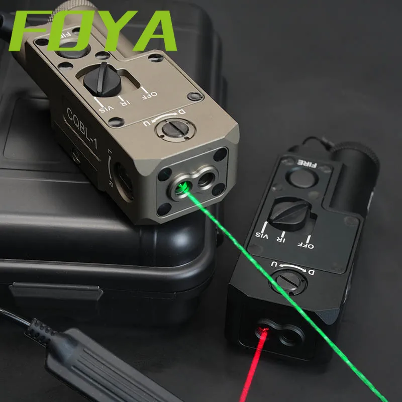 Sotac-DC Metal CQBL-1 Laser Indicator, IR, Red, Green, Momentary, Constant Aiming Weapon Fit 20mm Rail, Hunting Accessory