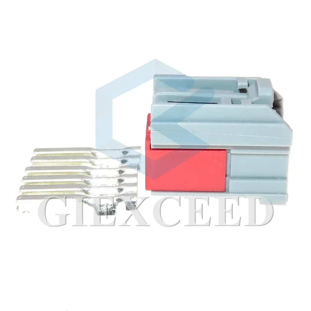 2 Sets 6 Pin 1.2 Series Car Connector Grey Plastic Housing AC Assembly Unsealed Adapter 1-1411325-2 Electric Wire Cable Socket