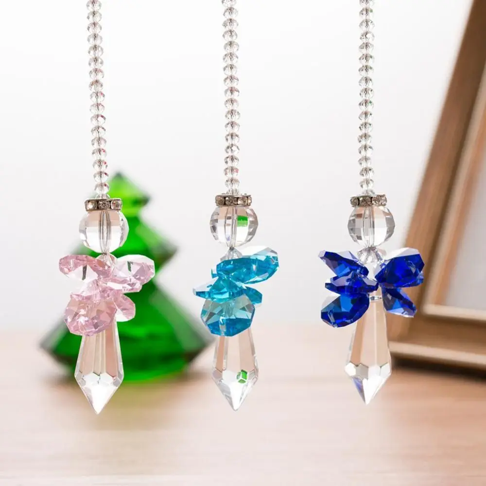 Elegant Multicolor Suncatcher Window Hanging Crystal Crystal Pendant Crystal Beads Decoration Chandelier
