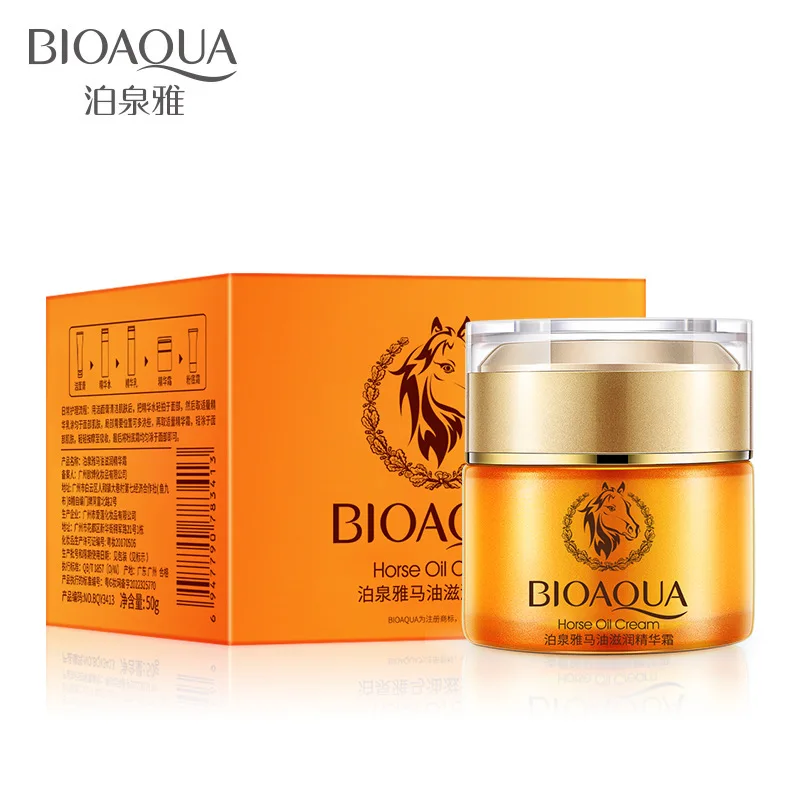 BIOAQUA زيت الحصان كريم وجه ترطيب السيطرة على النفط العناية بالبشرة مستحضرات التجميل العناية بالبشرة ثبات كريم وجه للعناية بالوجه