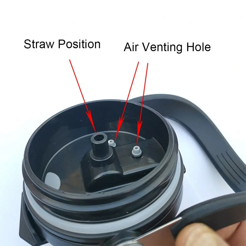 Splash Spill Proof Bottle Cover 600/750/900/1050/1200ml PVC Cup Cap With Straw Universal for Tyeso 600/750/900/1050/1200ml