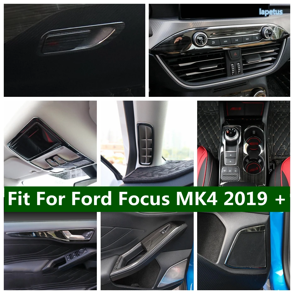 

Door Speaker Shift Gear Box Air Condition AC Outlet Water Cup Holder Panel Cover Trim For Ford Focus MK4 2019 - 2025 Accessories