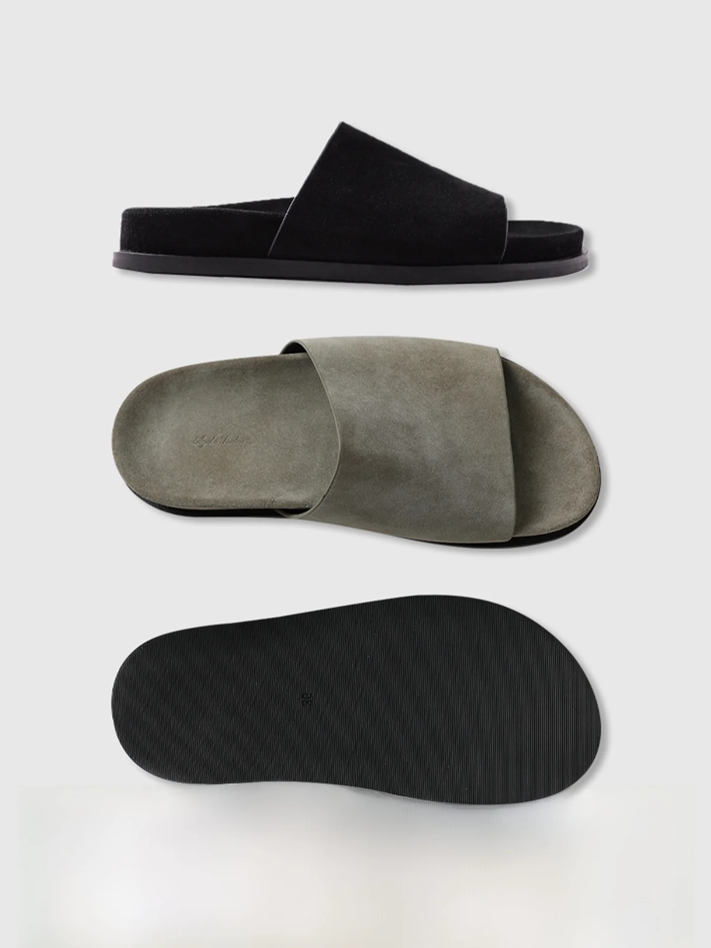 

Ayuko Thi Heel Slip-On Slippers Comfortable Faionable Genuine Leather Lazy Women's Slippers Cowhide Leather Sandals