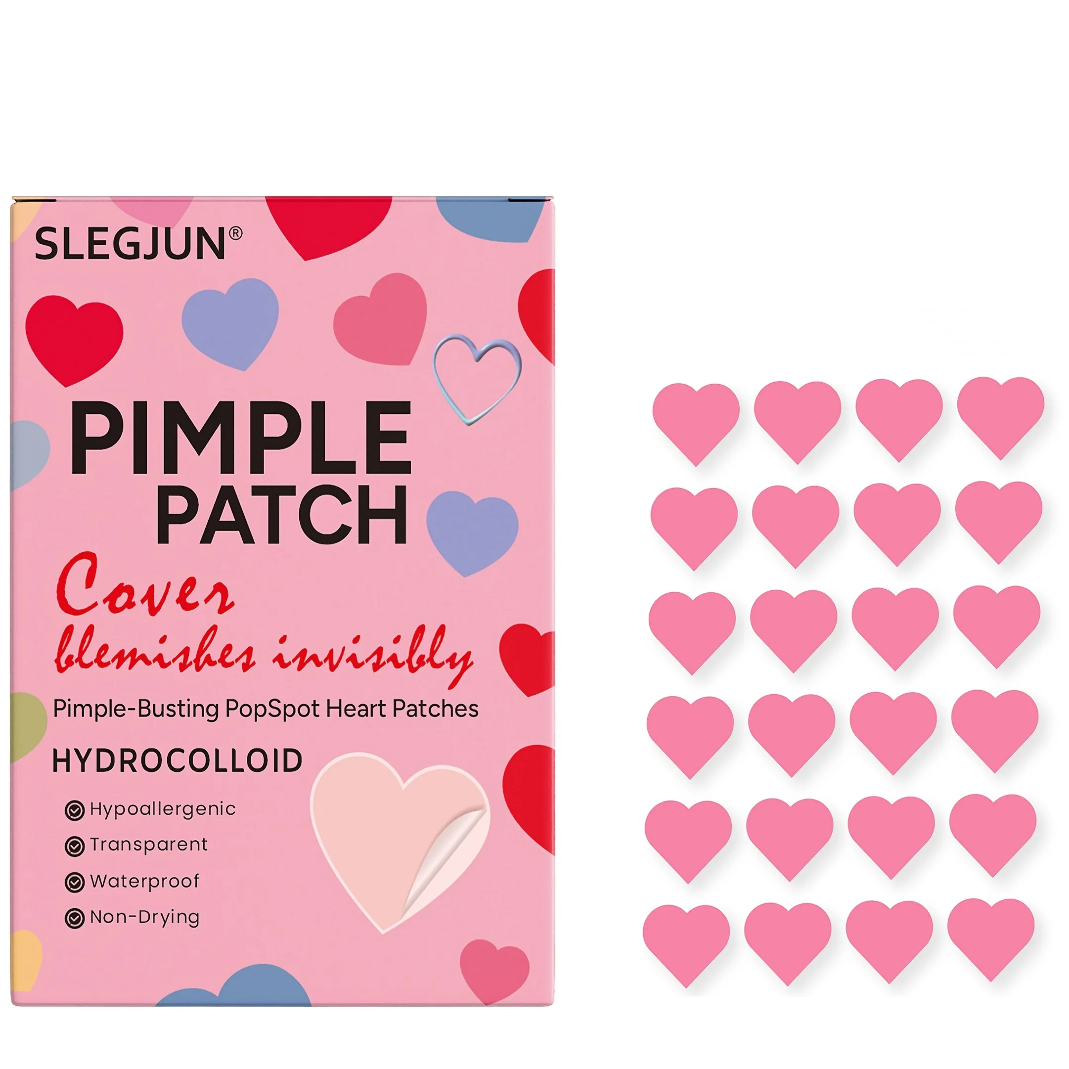 24pcs Acne Patch, Covers Pimple And Acne, Acne Pimple Patch for Covering Zits And Blemishes, Spot Stickers for Face And Skin.