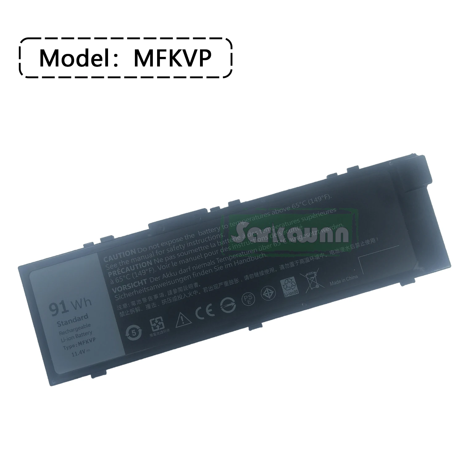 SARKAWNN 6CELLS MFKVP Laptop Battery For DELL Precision 17 7710 15 7510 7720 7520 17 7000 7710 M7710