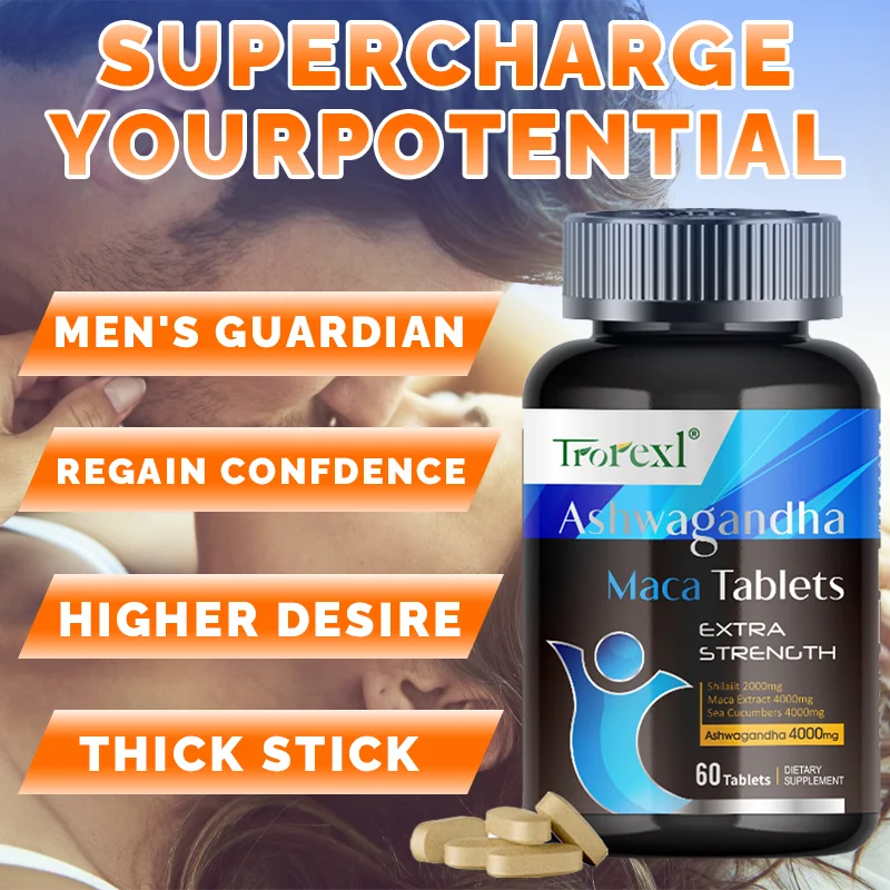 Male Enhancing Supplement, Supports Reproductive Health Energizer, Men Muscle Builder Enlargement Pills, Endurance tablets