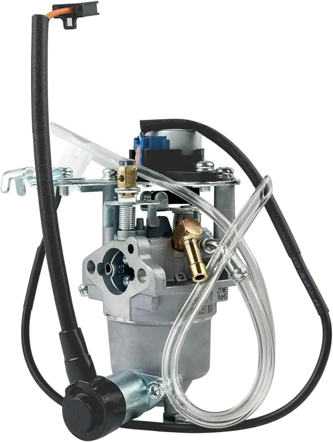 100160764 OEM Carburetor with Solenoids Stepper Motor for Champion 2500 Watt Dual Fuel Inverter Generator 201122 200961