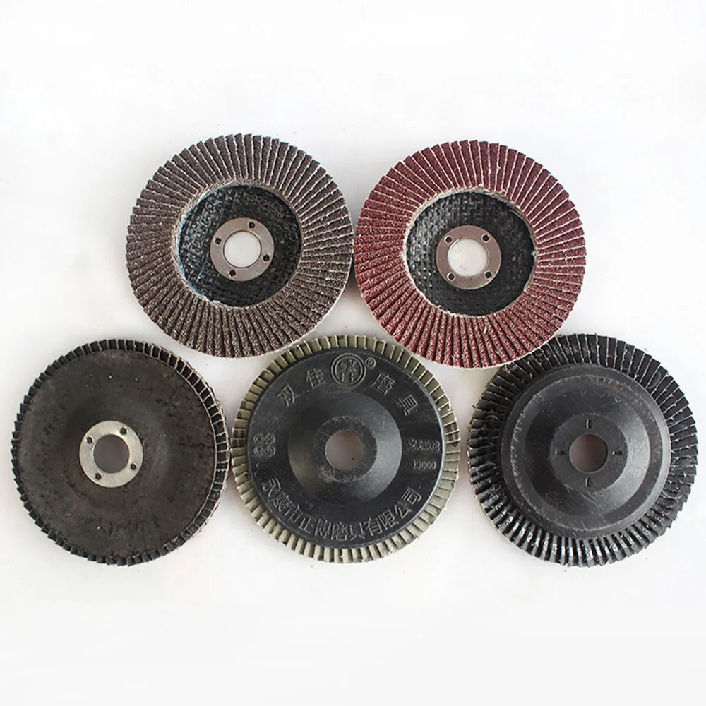 Louver Flap Discs Sanding Polishing Sheet Metal Grinding Wheel Blade Woodworking Impeller 100mm 4 Inch Sandpaper Angle Grinder