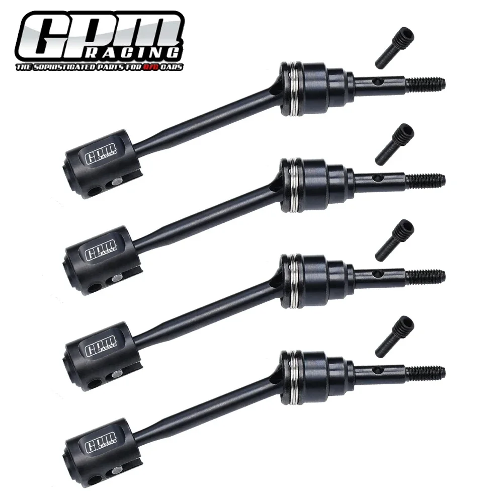 

GPM Metal Steel Front Rear Drive Shafts 10750 10750X for TRAXXAS Mini Maxx Monster Truck 107154-1 RC Cars Upgrade Parts