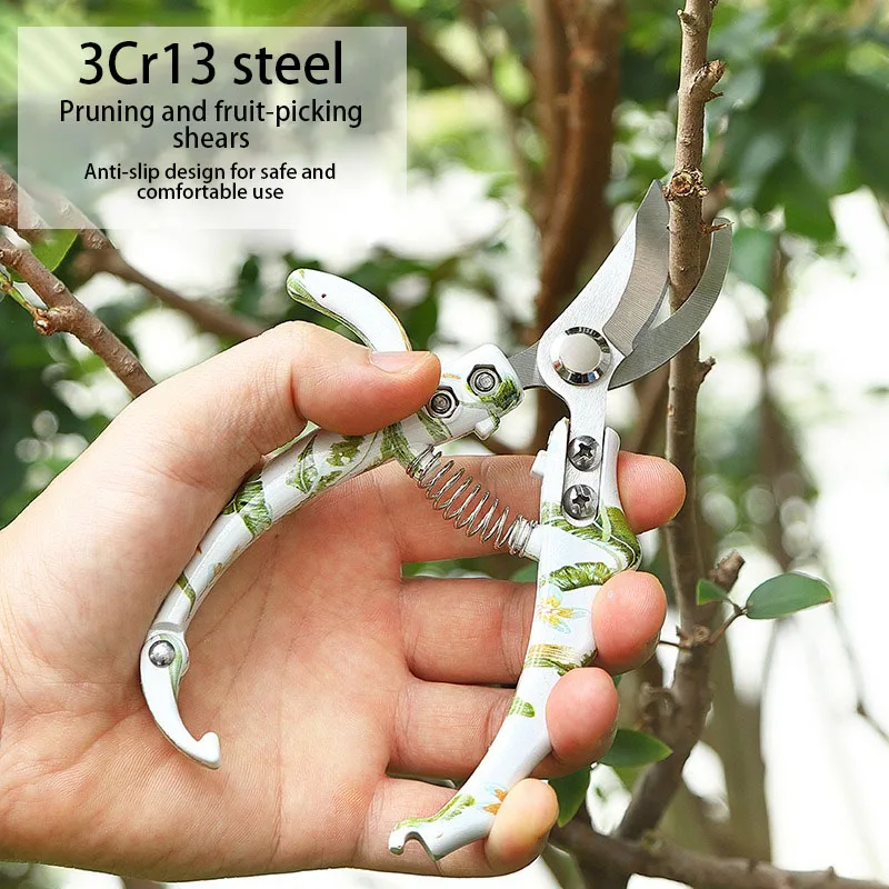Multi-Purpose Garden Scissors, Heavy Duty Pruning Shears for Branches, Flowers, Fruits, Grapes, Ideal for Home, Garden, Orchard
