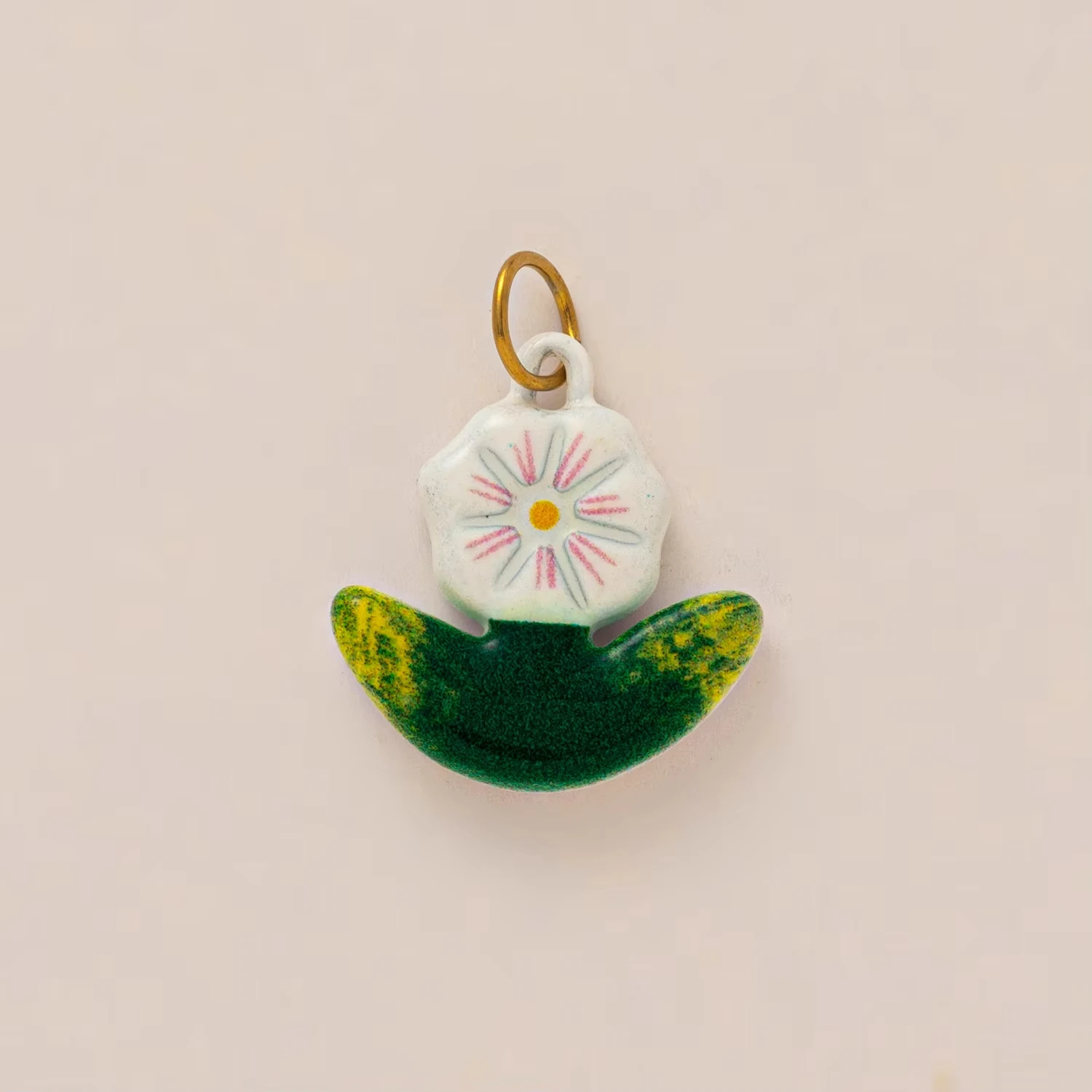 Edelstahl Charm Vogel Blume Anhänger Zubehör DIY Charm Halskette vergoldet – Detail 6