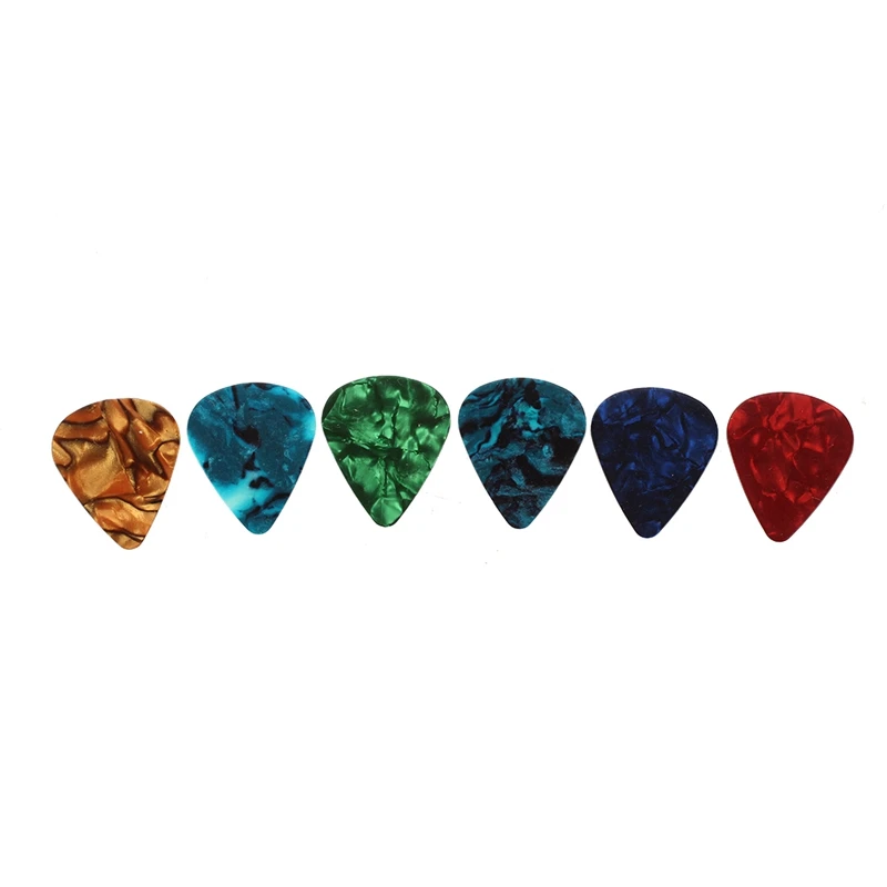 10 pcs Stylish Colorful Celluloid Guitar Pick 0.71mm