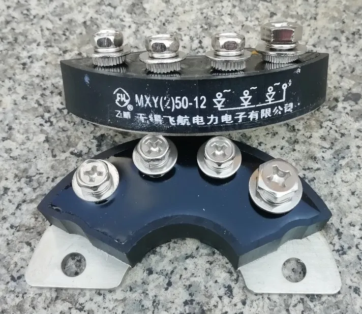 Rectifier controller module: MXY(2)50-12 MXG(2)50-12 50A 1200V ( Four terminal / Installation pitch 59 mm )