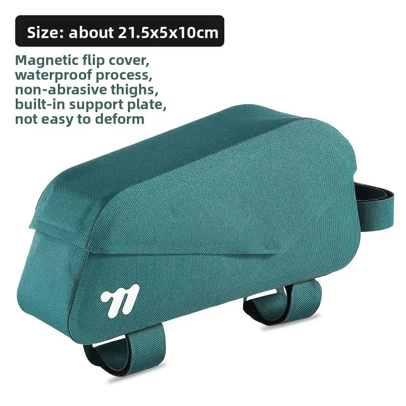 West Rider 自転車アッパーチューブバッグマウンテンロードバイクツール収納バッグポータブルコンパクト磁気フリップバッグ機器