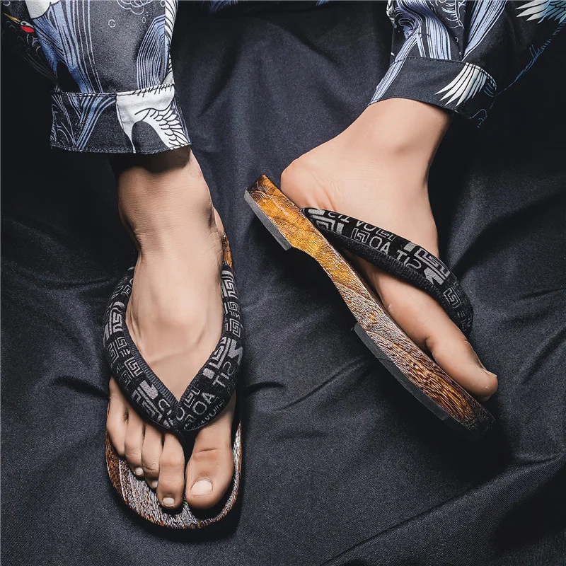 Japanische Clogs Indoor Outdoor Schuhe Traditionelle Geta für Reisen Sommer