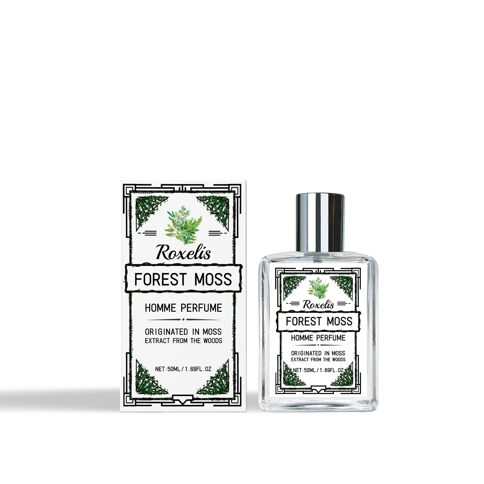 Roxelis Eau De Cologne For Men Woody Forest Scent Long Lasting 50ml_voghion.com