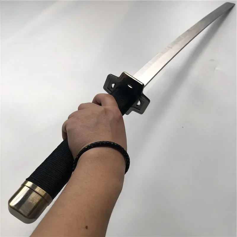 Épée de Cosplay en Bois de 100cm, Arme Roronoa Zoro, Katana Espada Armé, Couteau Ninja, Accessoire de Samouraï, Jouets pour Adolescents