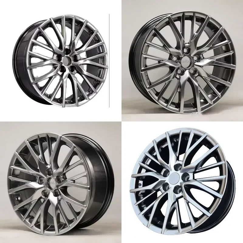 Hyper Black 17-20 Inch Passenger Car Wheels 5X114.3 PCD Rims Multi-Spoke Aluminum Alloy Wheel for Toyota Lexus Camry Reiz