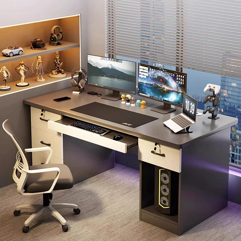 

Standing Executive Office Desk Organizer Reception Modern Computer Work Desk Study Meeting Scrivania Da Gaming Home Furniture