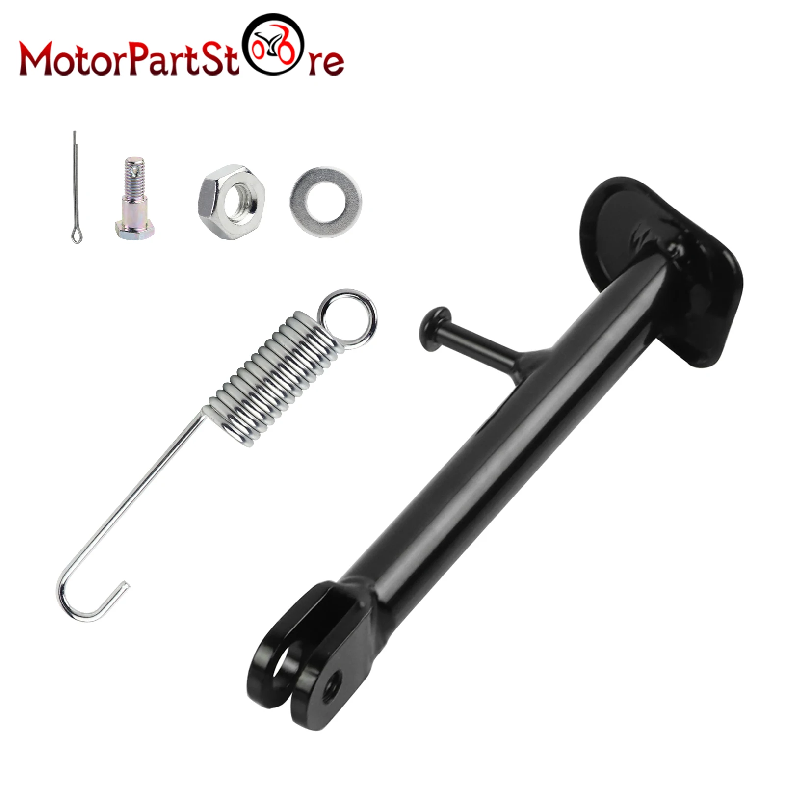 Motorcycle Kickstand Side Stand Kick Stand with Spring for Yamaha PW80 PW 80 PY80 G80T Peewee Y-Zinger