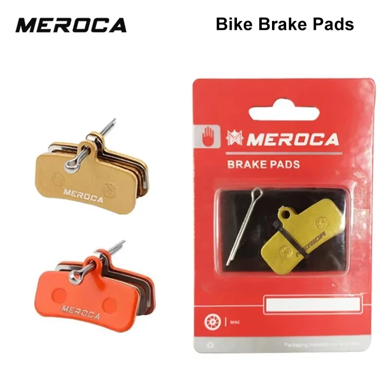 MEROCA 4-Kolben-MTB-Hydraulikbremsbeläge für Saint M820 M810 Zeem640 DS-01E Metallbremsbeläge MS-01E Harzbremsbeläge