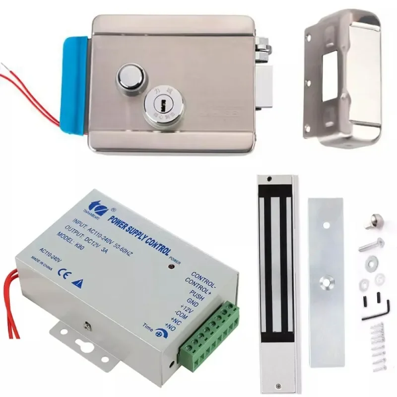 Electronic Door Lock Electric Magnetic Lock Video Door Phone Intercom System Gate Opener for Access Control System Various