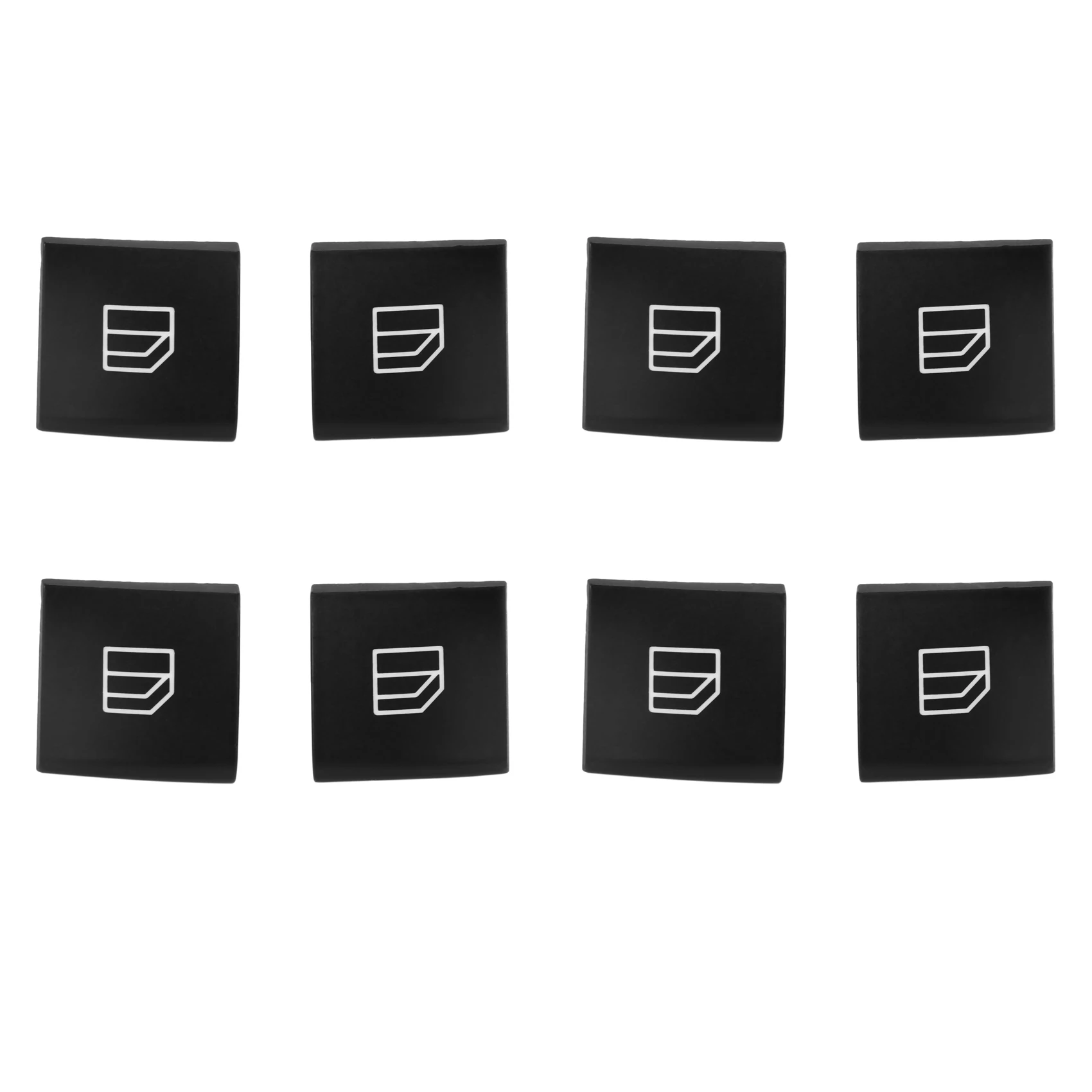 Compact 8X For Mercedes Benz W164 X164 W251 W245 W169 Window Switch Repair Button Cap Driver Window Control Switch Button view 2