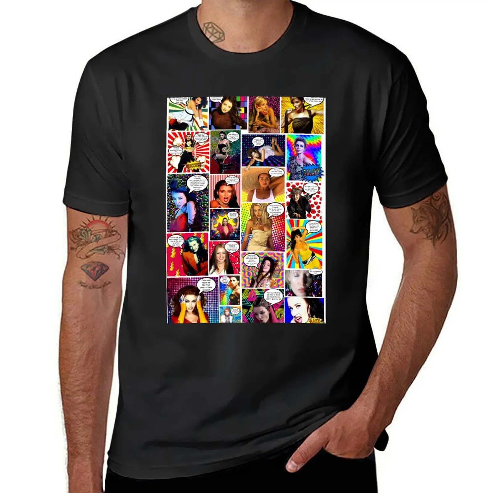 Dannii Minogue Goes Pow WOW #30 T-Shirt graphics heavyweights men clothes