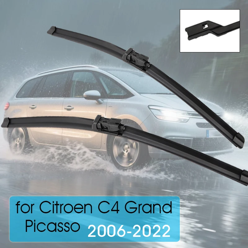 

30"+30"R For Citroen C4 Grand Picasso 1 2 MK1 MK2 2006-2022 Car Wiper Blade Front Wipers Windscreen Auto Wiper Blades