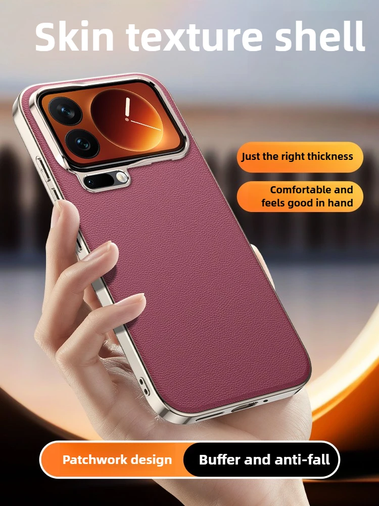 

Genuine Leather for Xiaomi 17 Pro Max Case New Xiaomi 17 Pro Xiaomi17 Ultra-thin Shockproof Premium Feel Phone Case for Xiaomi17