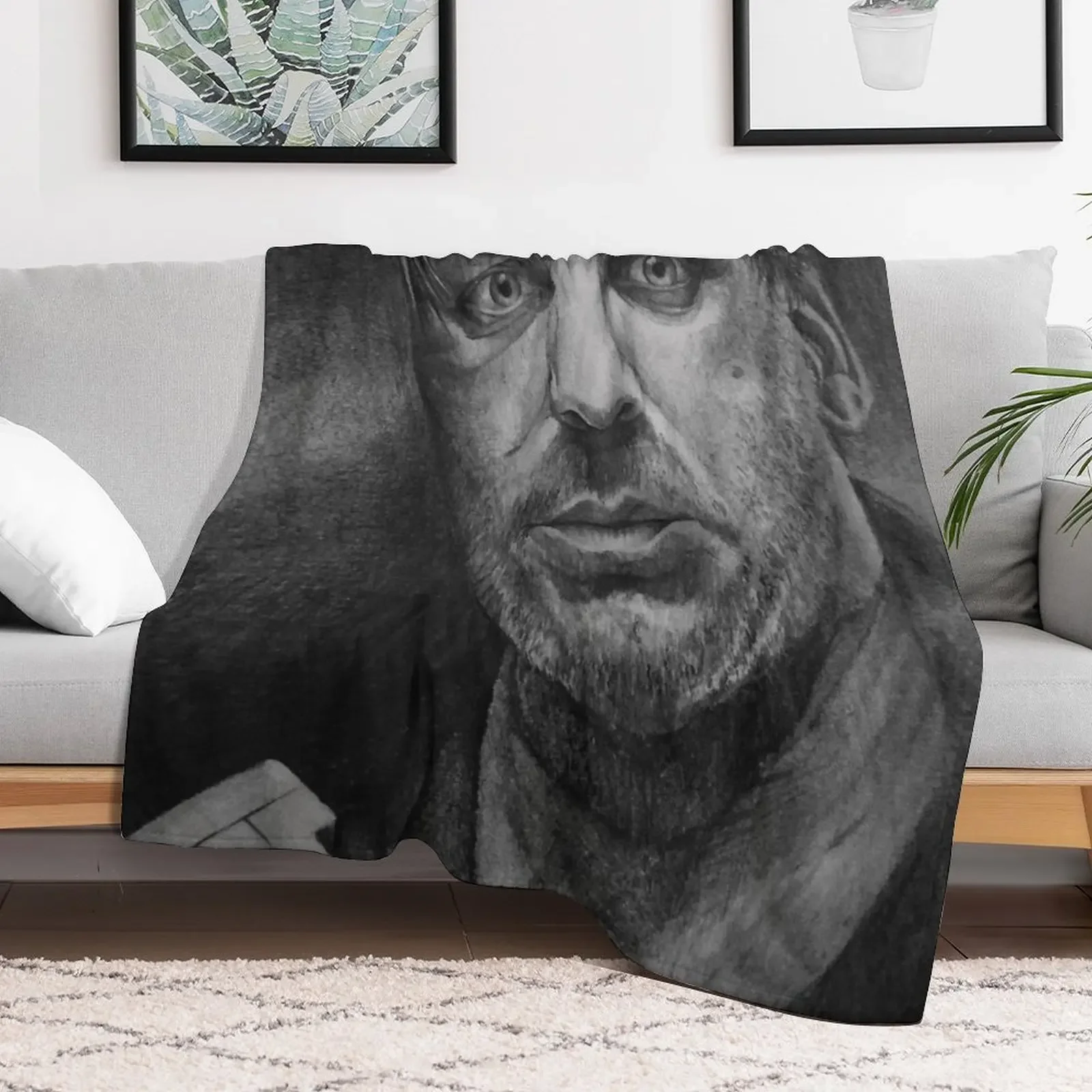 TIll Lindemann Portrait Throw Blanket Sofa Quilt Designers Blankets