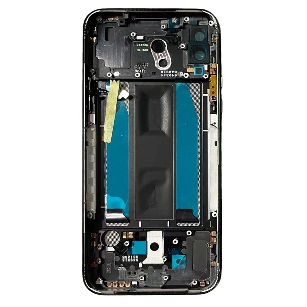 New  For Xiaomi Black Shark 2 Back Cover Housing Battery Door With Camera Lens Replacement Parts + Power Buttons