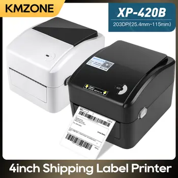 Xprinter XP-420B termální tiskárna přepravních štítků 4x6 palců 100x100 mm 100x150 mm tiskárna čárových kódů USB Bluetooth pro UPS DHL 10 nejlepší prodej 100mm termální tiskárna - №6