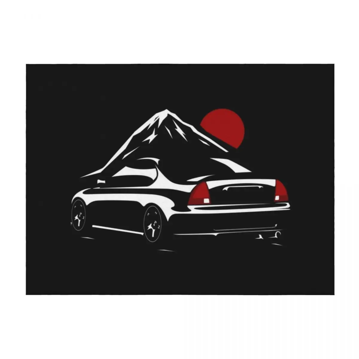 

4GEN Prelude JDM Touge Throw Blanket Kid'S Plaid for sofa Polar Blankets