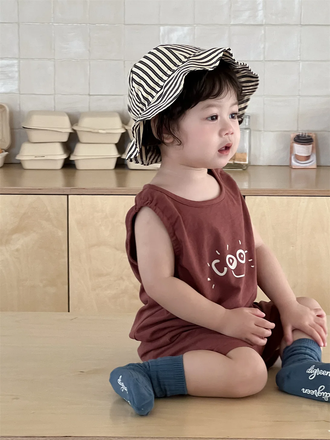 

2025 Summer New Baby Sleeveless Clothes Set Infant Boy Letter Vest + Shorts 2pcs Suit Cotton Toddler Breathable Casual Outfits