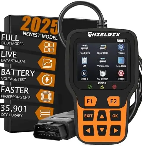 

Сканер OBD2 R001 - считыватель кодов ошибок двигателя и диагностический инструмент для автомобилей 1996 года выпуска и новее