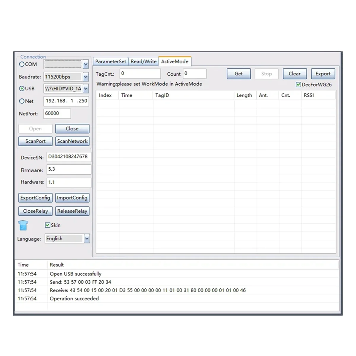 BAAQ RFID UHF lector y escritor USB de escritorio salida de teclado USB 860-960MHz no necesita unidad 18000-6C distancia de lectura 20CM