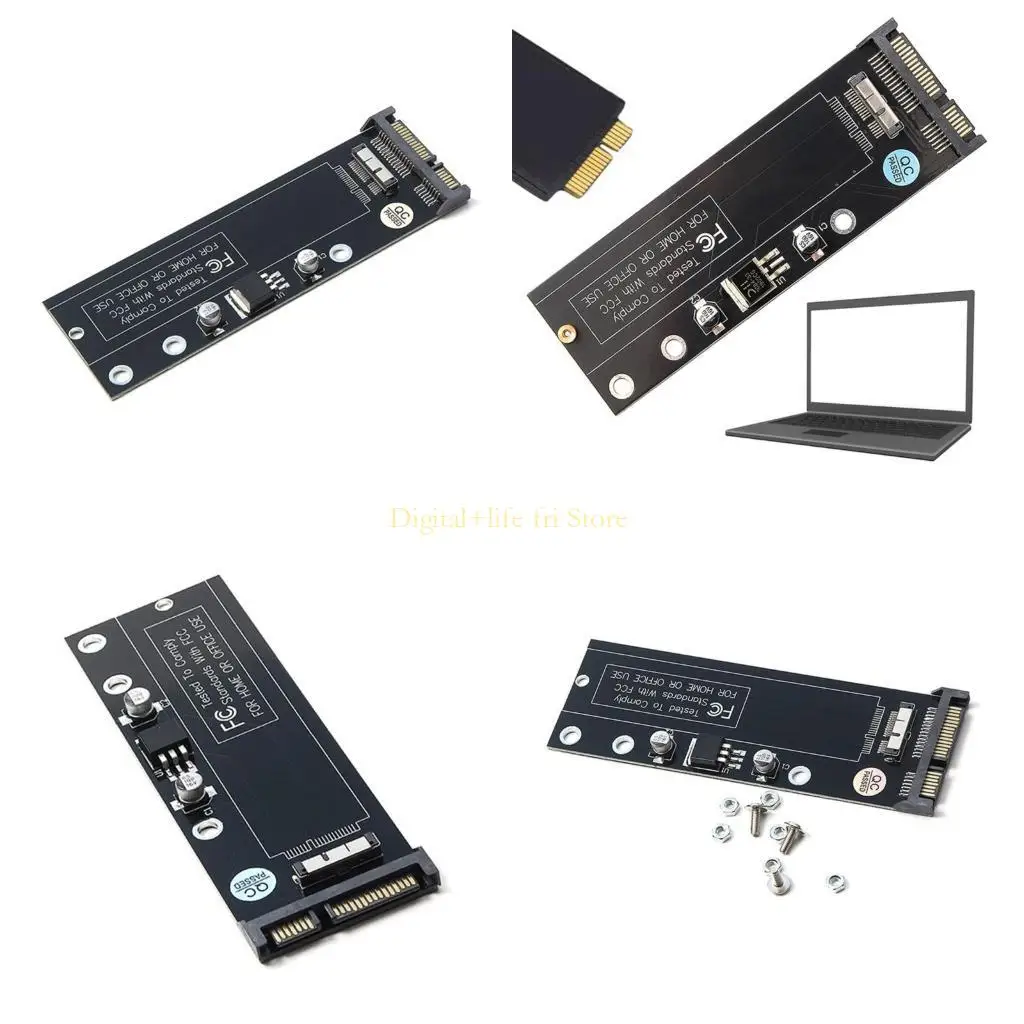 

E06D Experience Faster Data Transfer Superior SSD Adapter Card Slot Replacement for Air A1370 A1369 2010 2011 Laptop
