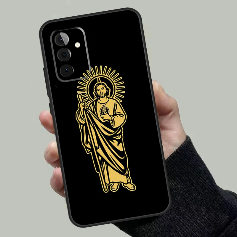 San Judas Tadeo Case For Samsung Galaxy A54 A53 A52 A34 A32 A72 A13 A23 A14 A33 A12 A22 A71 A51 Phone Cover