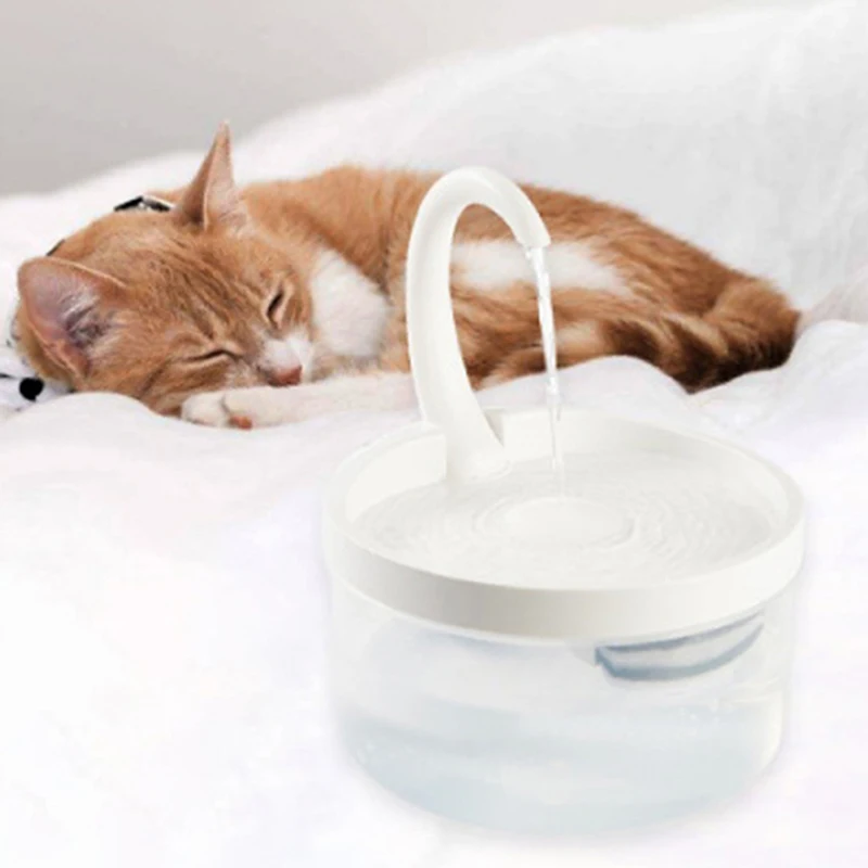 Intelligent Cat Drinking Water Fountain Automatic Circulating Water Dispenser Silent Water Filtration With Night Vision