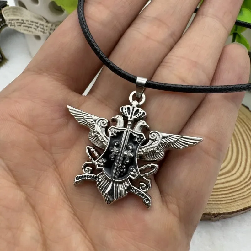 Anime Black Butler Ciel Phantomhive Sebastian Michaelis Pin Brooches and Necklace for Men Black Enamel Badge  Cosplay Jewelry