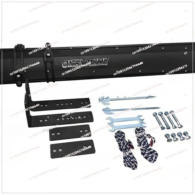 Suitable for Side Tent, Camping Black Rubber Car Side Sunshade，Aluminum Alloy Shell Waterproof and Sunscreen Car Side Canopy,